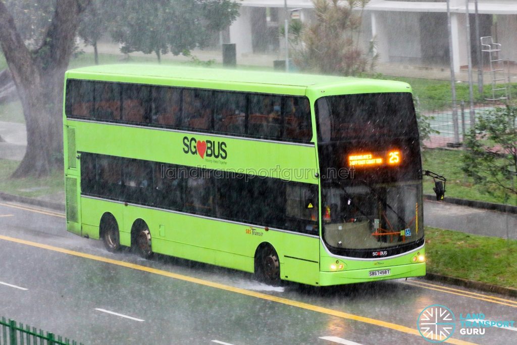Bus 25: SBS Transit Volvo B9TL CDGE (SBS7458T)