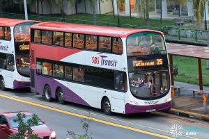 Bus 25: SBS Transit Volvo B9TL Wright (SBS7610U)