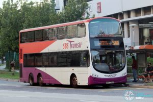 Bus 58A: SBS Transit Volvo B9TL (SBS7724A)