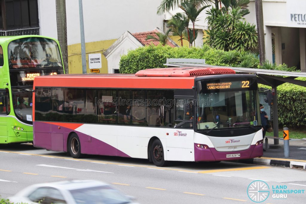 Bus 22 - SBS Transit Scania K230UB Euro IV (SBS8287M)