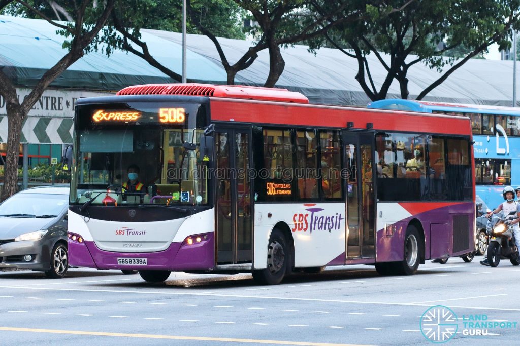Bus 506: SBS Transit Scania K230UB (SBS8338A)