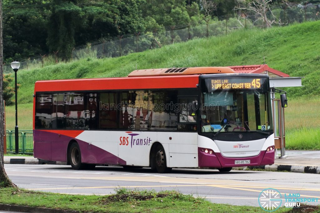 Bus 45: SBS Transit Scania K230UB (SBS8578Z)