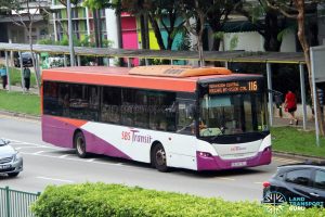 Bus 116: SBS Transit Scania K230UB (SBS8732U)