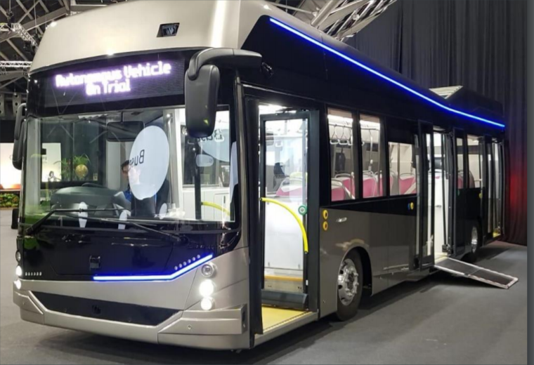 STE-Linkker Autonomous Electric Bus; Photo: New Overground