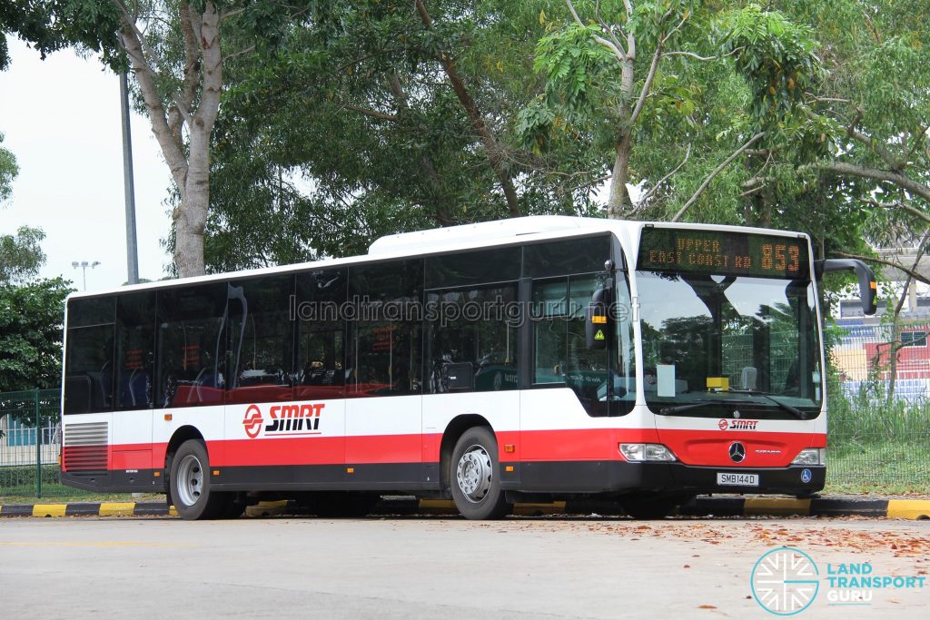 Bus 853#: SMRT Mercedes-Benz Citaro (SMB144D)