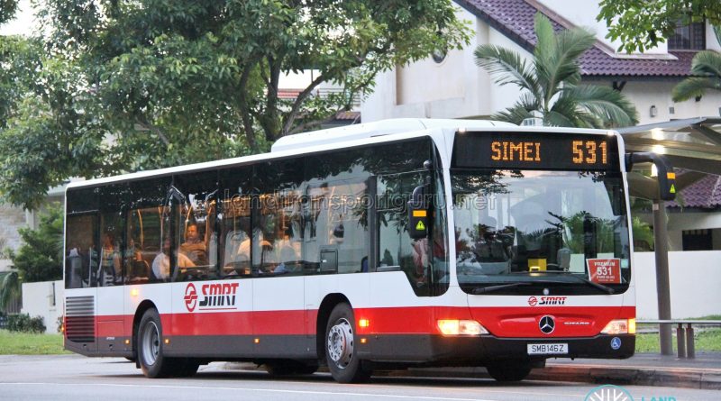 Premium 531: SMRT Mercedes-Benz Citaro (SMB146Z)