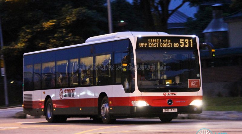 Premium 531: SMRT Mercedes-Benz Citaro (SMB147X)