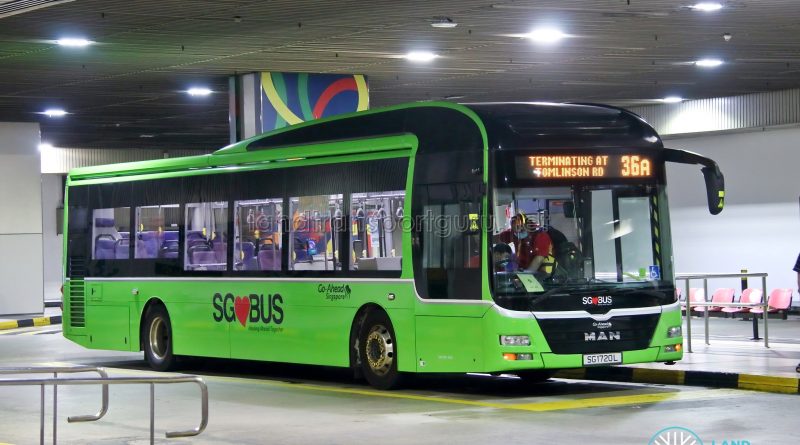 Bus 36A - Go-Ahead Singapore MAN A22 (SG1720L)