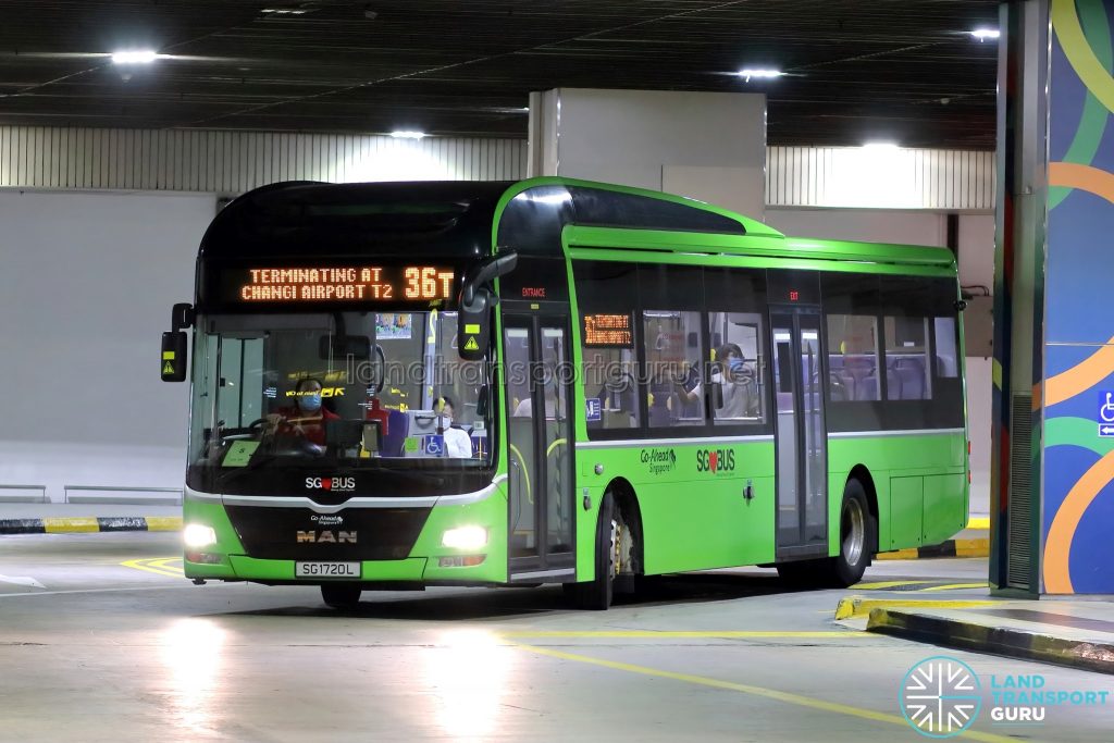 Bus 36T - Go-Ahead Singapore MAN A22 (SG1720L)