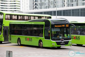 Bus 82: Go-Ahead MAN Lion's City A22 (SG1720L)