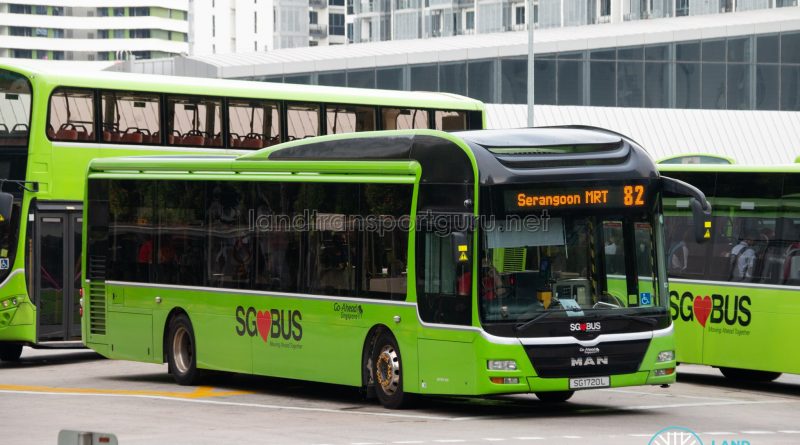 Bus 82: Go-Ahead MAN Lion's City A22 (SG1720L)