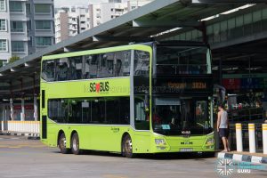 Bus 382W: Go-Ahead MAN Lion's City DD A95 (SG5920A)