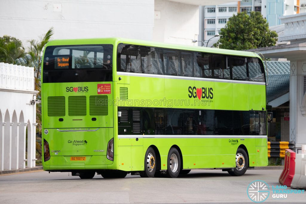 Go-Ahead Yutong E12DD - Rear (SG7007Z)