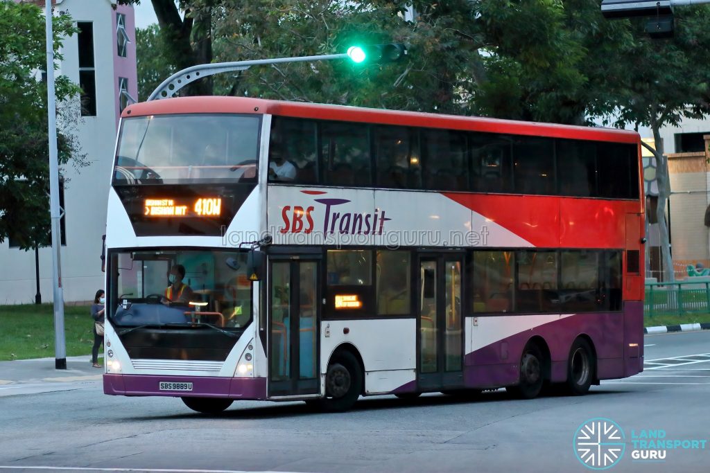 Bus 410W - SBS Transit Volvo B10TL CDGE (SBS9889U)