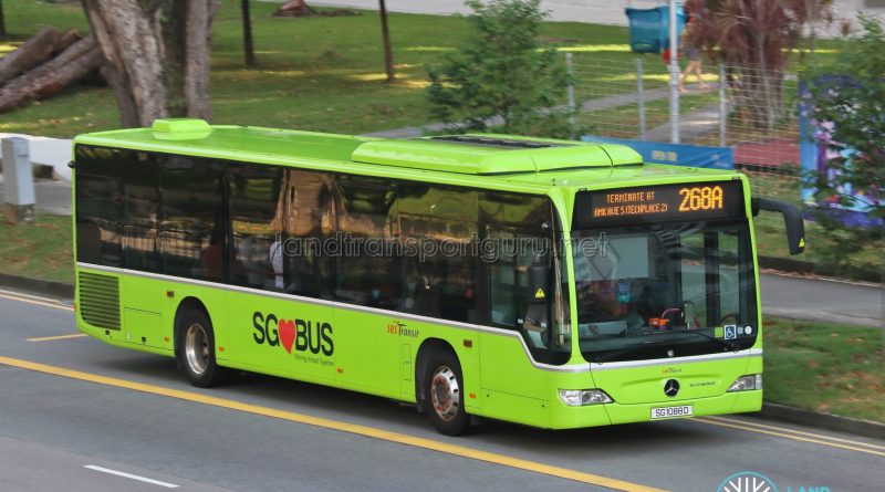 Bus 268A: SBS Transit Mercedes-Benz Citaro (SG1088D)
