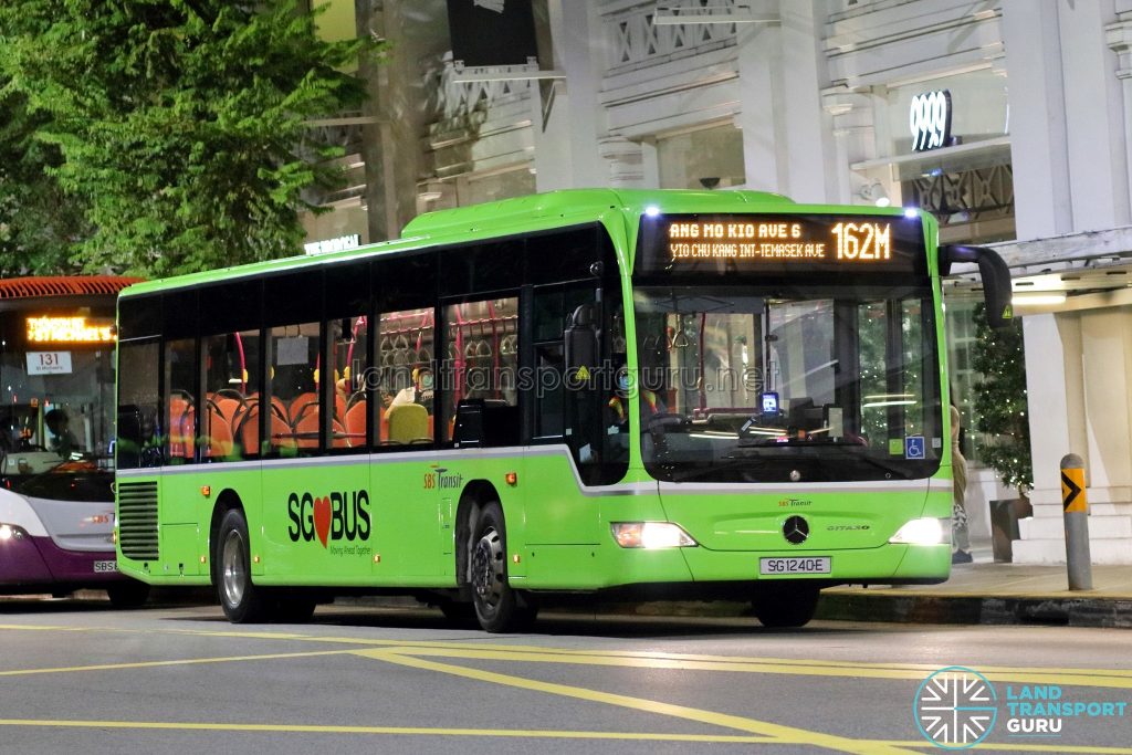 Bus 162M: SBS Transit Mercedes-Benz Citaro (SG1240E)
