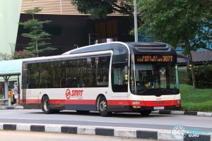 Bus 307T: SMRT MAN A22 (SMB1380G)