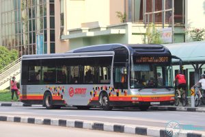 Bus 307T: SMRT MAN A22 (SMB1583M)