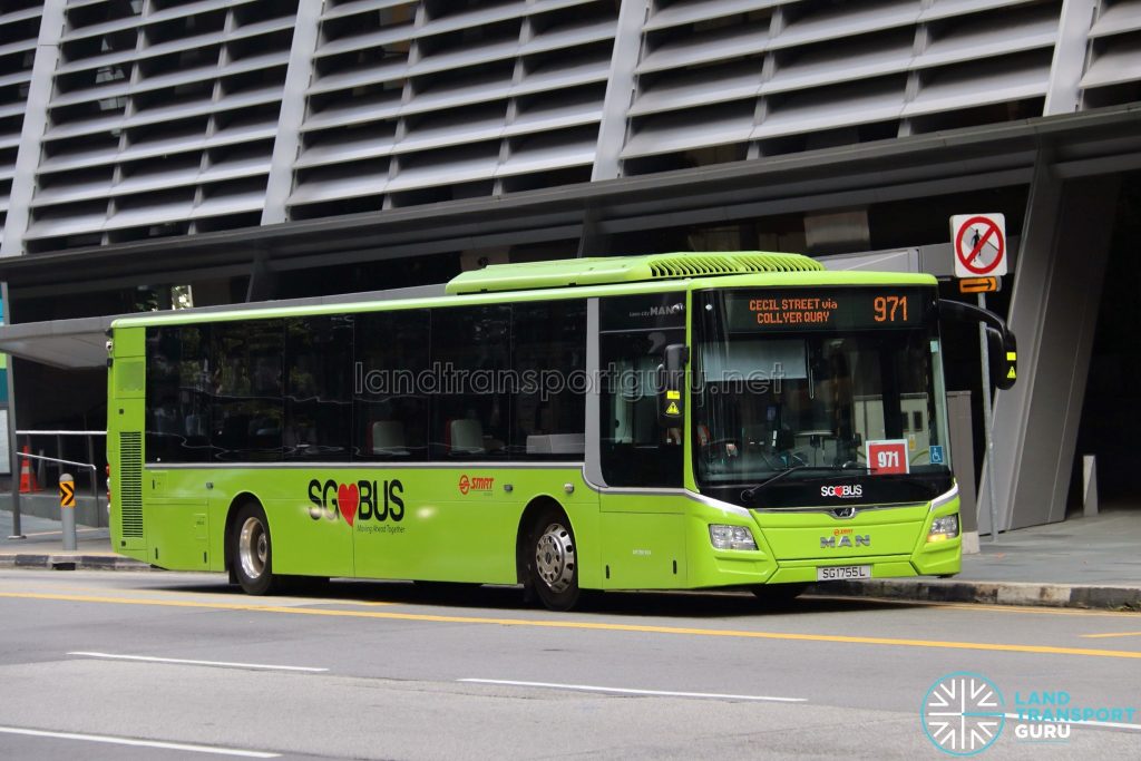 Bus 971 - SMRT Buses MAN A22 Euro 6 (SG1755L)