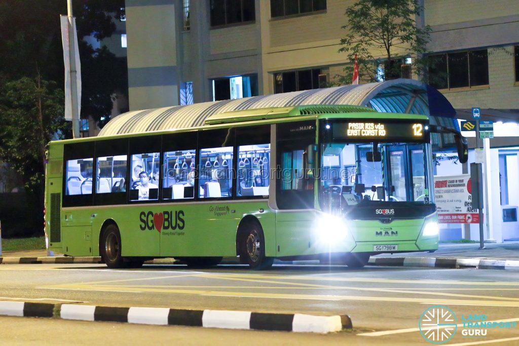 Bus 12 - Go-Ahead Singapore MAN A22 Euro 6 (SG1798M)