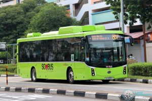 Bus 807: SBS Transit BYD K9 (SG3069X)