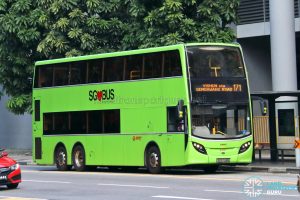 Bus 171: SMRT Alexander Dennis Enviro500 (SG5704H)