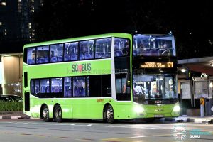Bus 171: SMRT MAN Lion's City DD A95 (SG5864D)