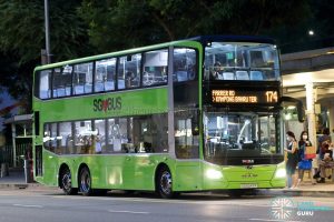 Bus 174: SBS Transit MAN Lion's City DD A95 (SG6047P)