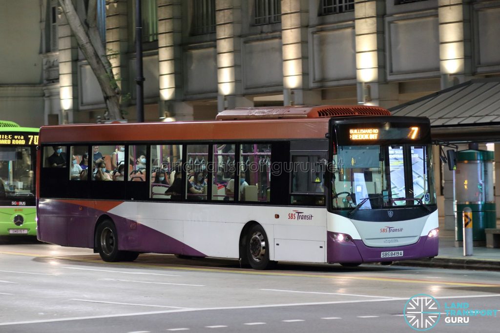 Bus 7: SBS Transit Scania K230UB (SBS8419A)