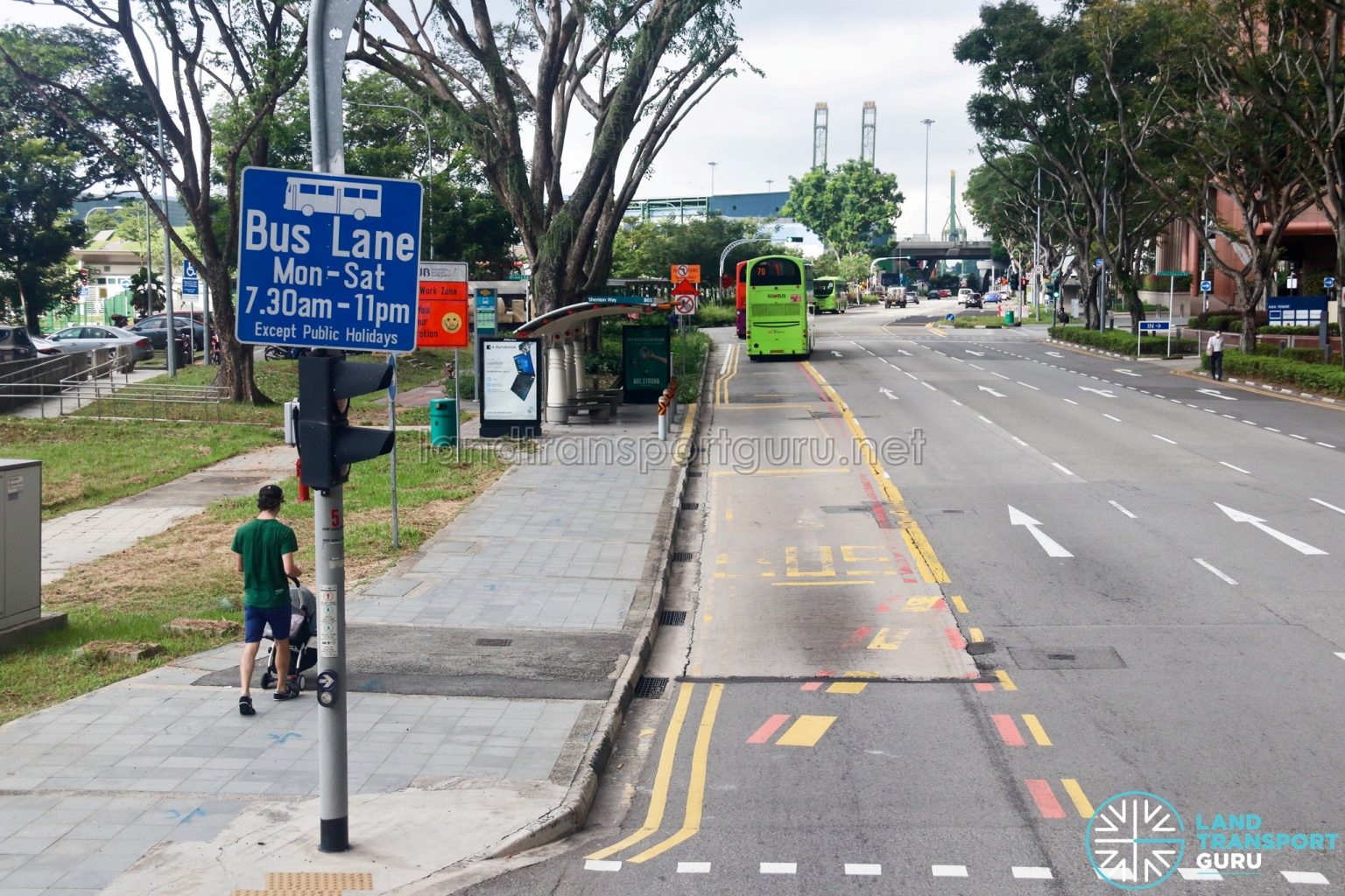 Fullday bus lane (Shenton Way) Land Transport Guru