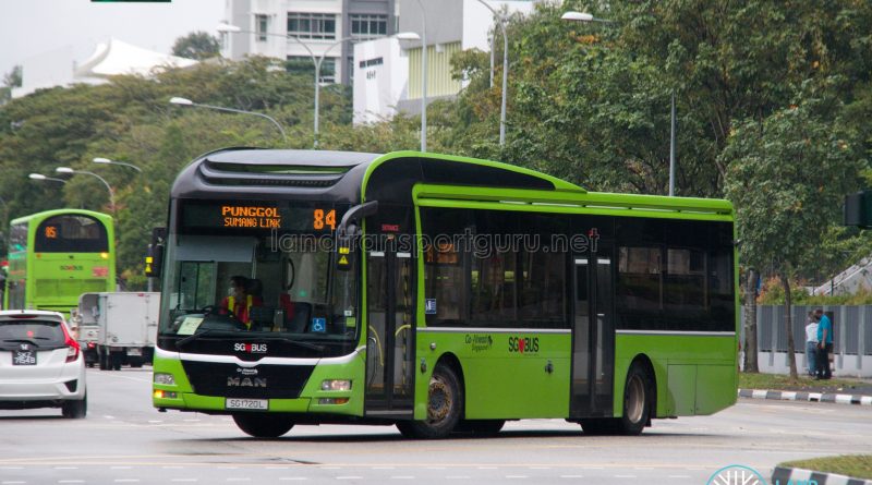 Bus 84: Go-Ahead MAN Lion's City A22 (SG1720L)