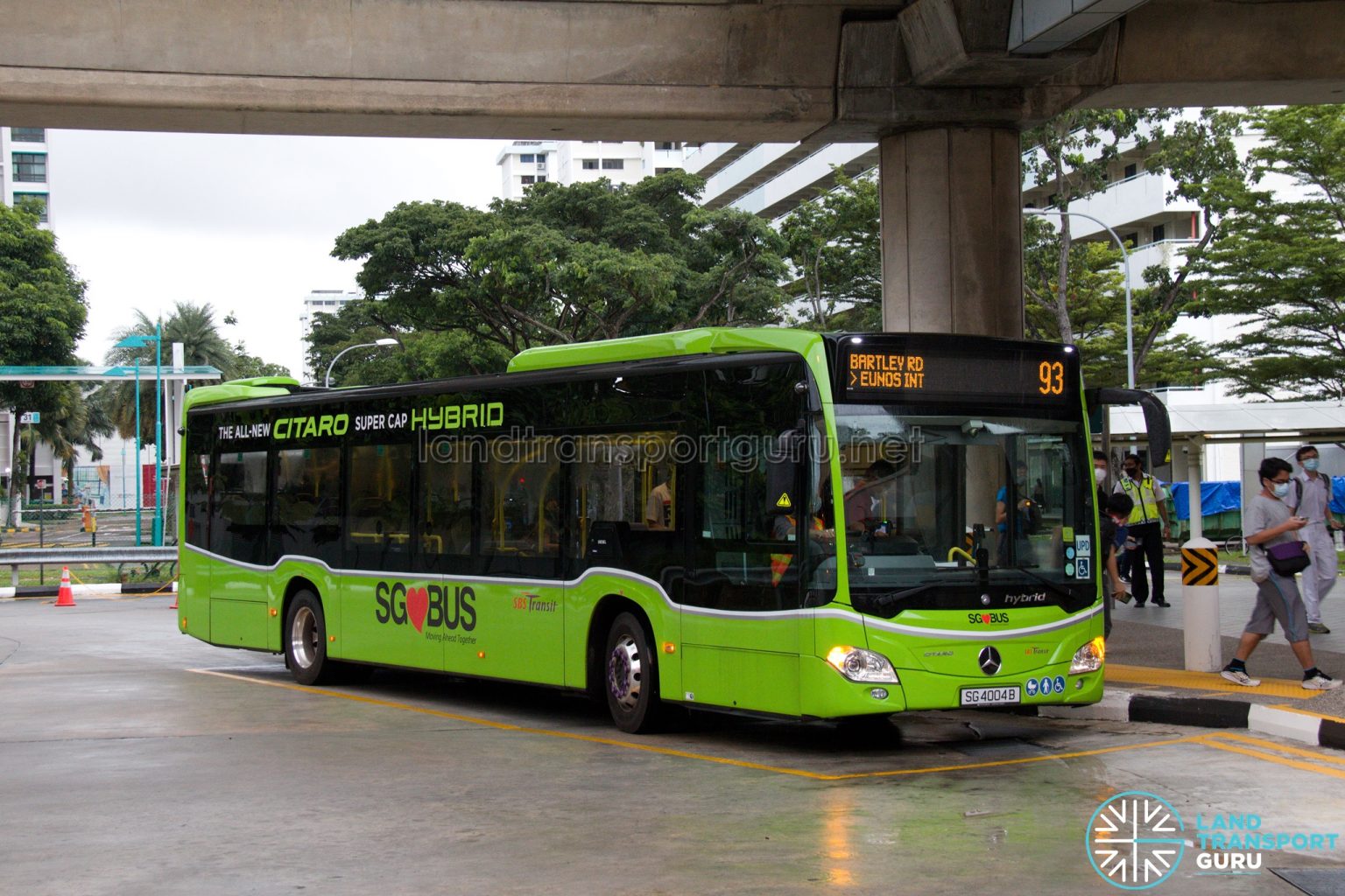 Bus 93 – SBS Transit Mercedes-Benz Citaro Hybrid (SG4004B) | Land ...