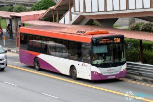 Bus 58A - SBS Transit Scania K230UB Euro V (SBS5169R)