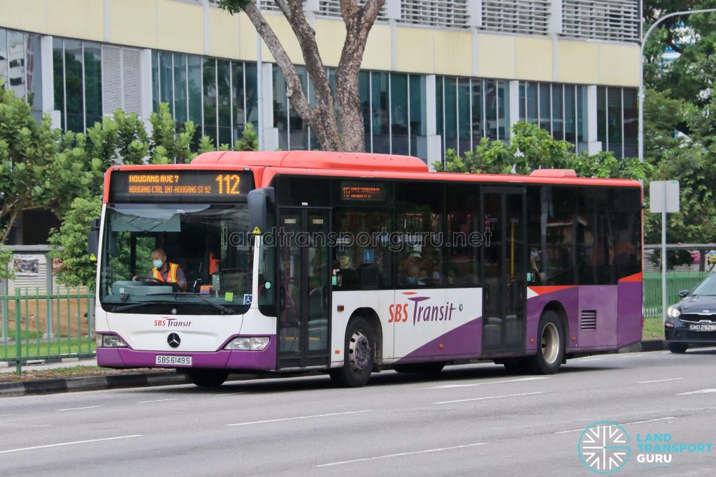 Bus 112 - SBS Transit Mercedes-Benz Citaro (SBS6149S)