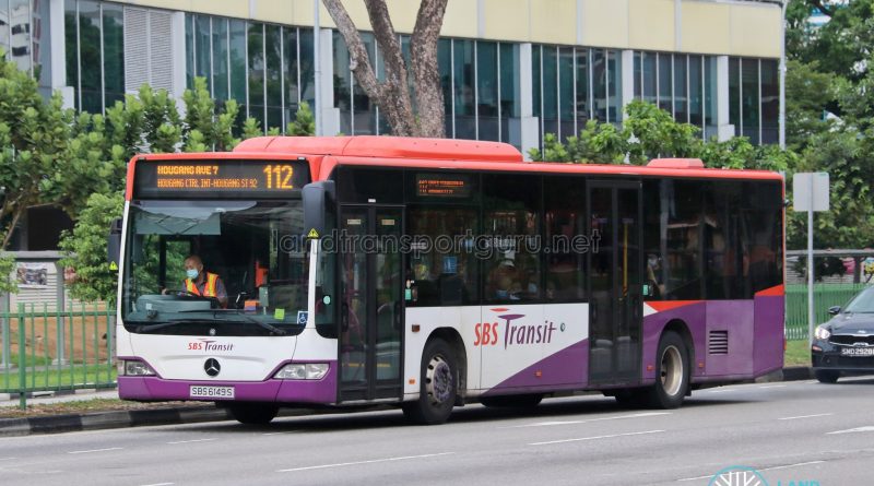 Bus 112 - SBS Transit Mercedes-Benz Citaro (SBS6149S)