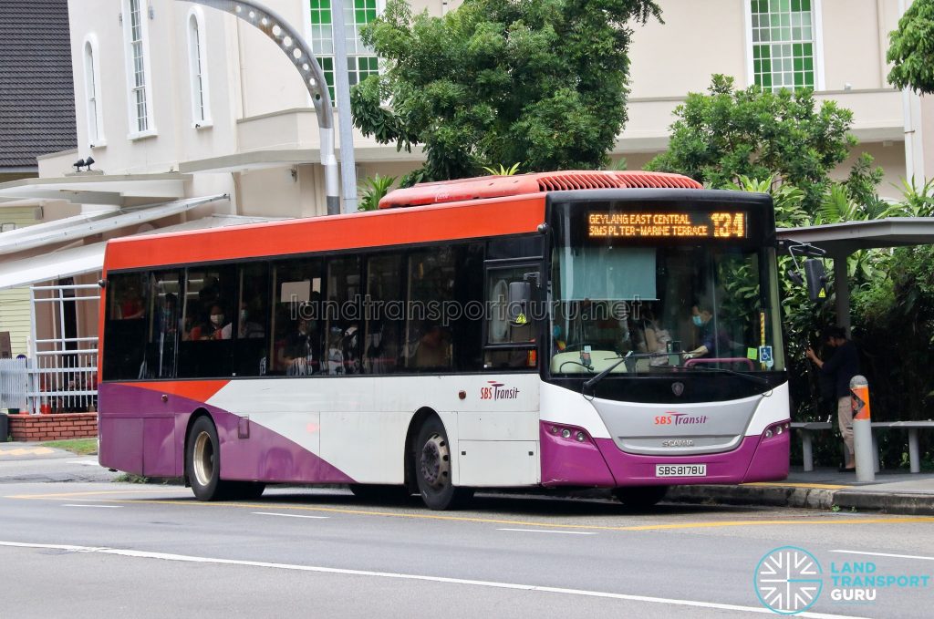 Bus 134 - SBS Transit Scania K230UB Euro IV (SBS8178U)