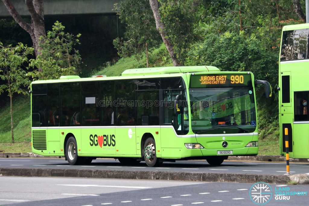 Bus 990 - Tower Transit Mercedes-Benz Citaro (SG1001D)
