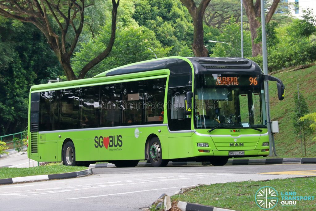 Bus 96 - Tower Transit MAN A22 (SMB3035R)