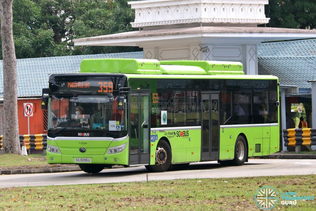 Bus 359 - Go-Ahead Singapore Yutong E12 (SG3095U)