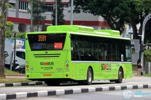 Bus 359T - Go-Ahead Singapore Yutong E12 (SG3095U) [Rear]