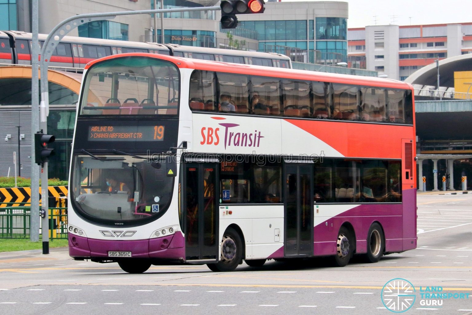 Bus 19 – SBS Transit Volvo B9TL Wright (SBS3651C) | Land Transport Guru