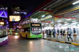 SMRT Buses NSL Free Bridging Bus (SG5172S) at Jurong East Temp Int