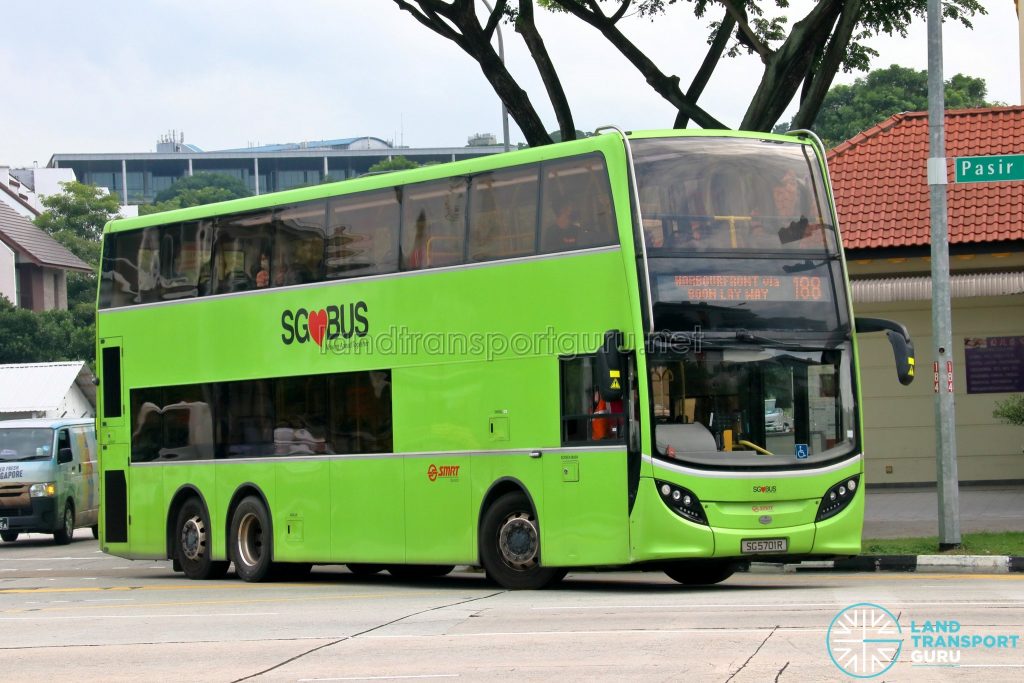 Bus 188 - SMRT Buses Alexander Dennis Enviro500 (SG5701R)