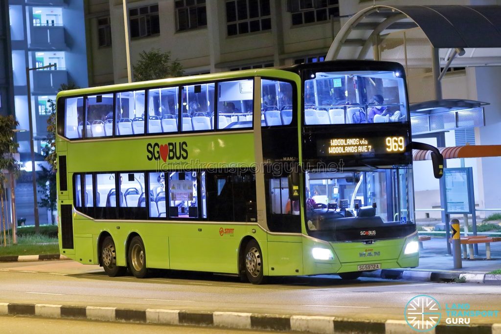 Bus 969 - SMRT Buses MAN A95 Euro 6 (SG5972A)