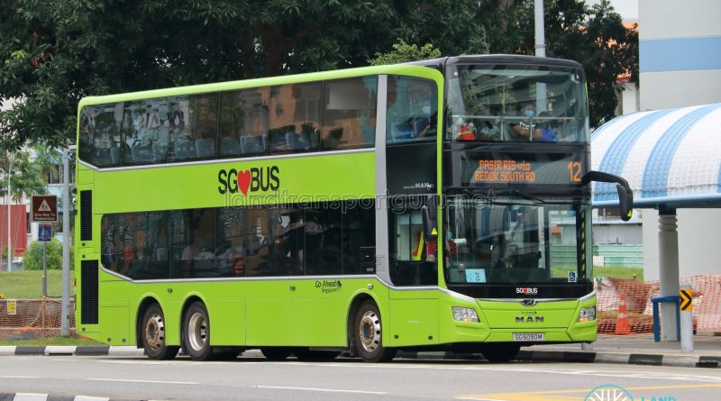 Bus 12 - Go-Ahead Singapore MAN A95 Euro 6 (SG6090M)