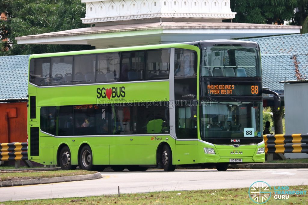 Bus 88 - SBS Transit MAN A95 Euro 6 (SG6171M)