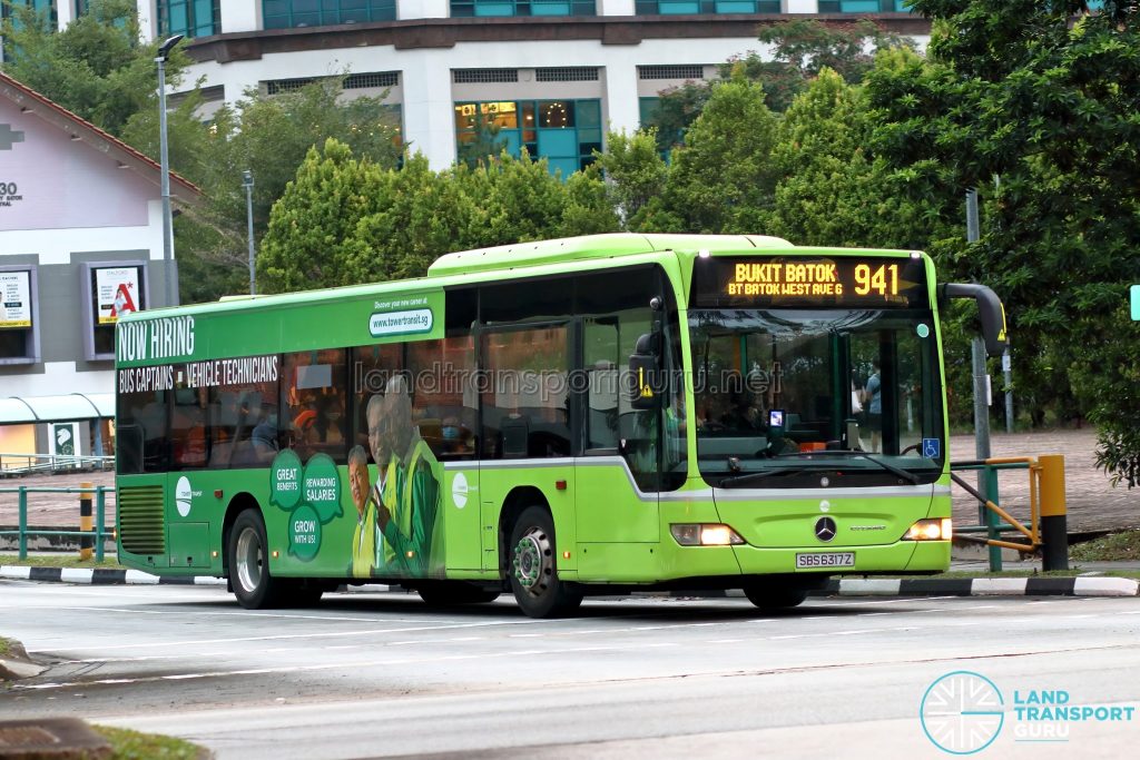 Bus 941: Tower Transit Mercedes-Benz Citaro (SBS6317Z)