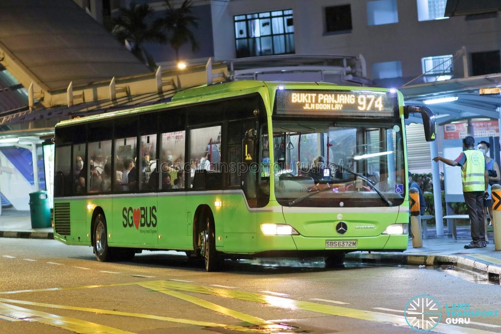 Bus 974 - Tower Transit Mercedes-Benz Citaro (SBS6372M)