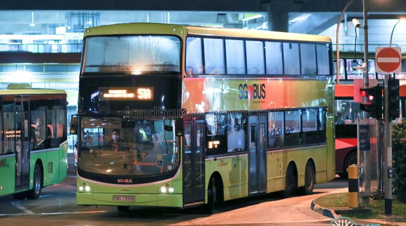 Bus 51A - SBS Transit Volvo B9TL CDGE (SBS7399E)