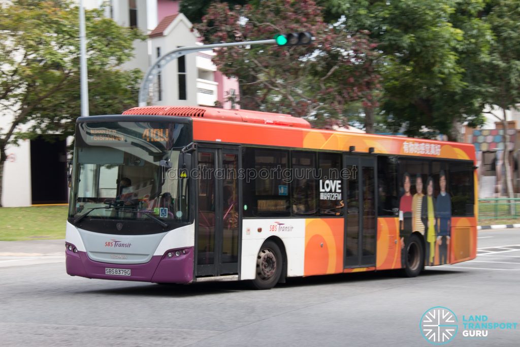 Bus 410W: SBS Transit Scania K230UB (SBS8379G)